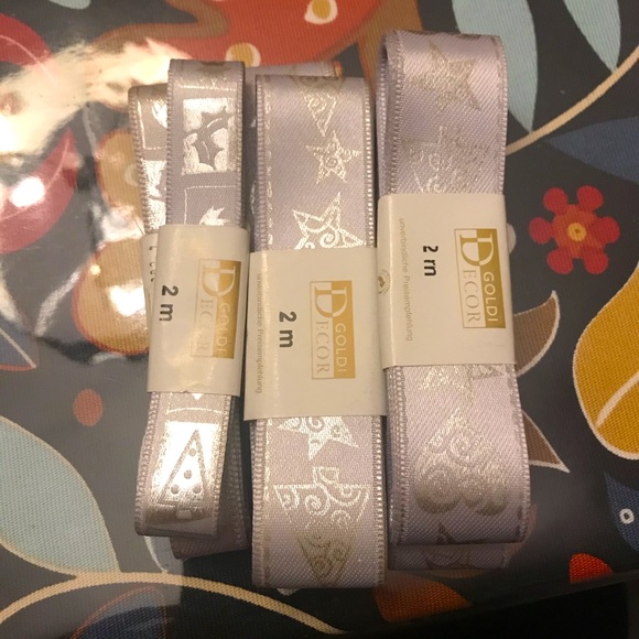 🎄VINTAGE Christmas satin ribbon new FROM 90s - Picture 10 of 12